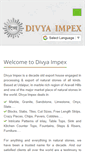 Mobile Screenshot of divyaimpex.com